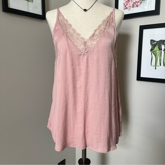 🪷 Vintage Mossimo Satin/Silky Camisole Tank Top - Picture 3 of 12
